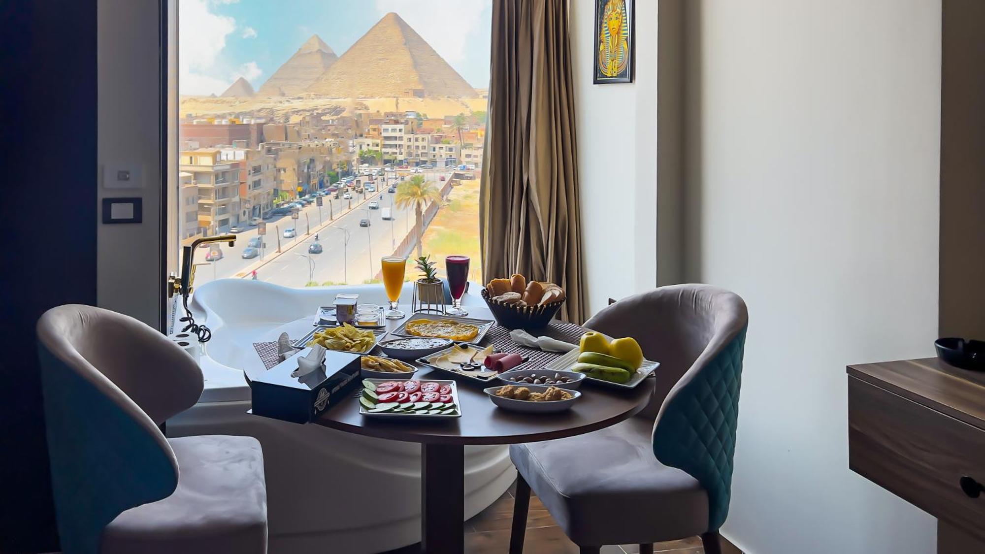 Bed and Breakfast Imperial Pyramids Heights View Nazlet el-Sîsi Exteriér fotografie