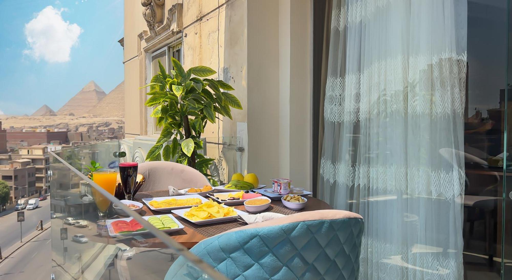 Bed and Breakfast Imperial Pyramids Heights View Nazlet el-Sîsi Exteriér fotografie