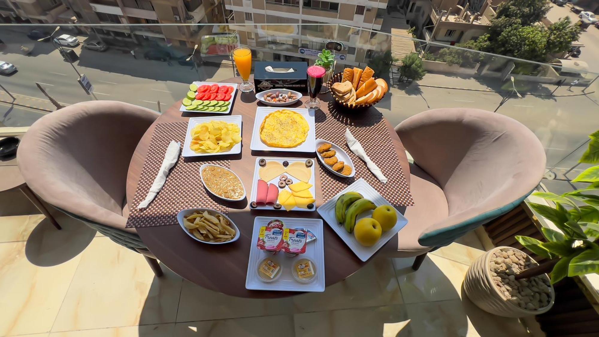 Bed and Breakfast Imperial Pyramids Heights View Nazlet el-Sîsi Exteriér fotografie