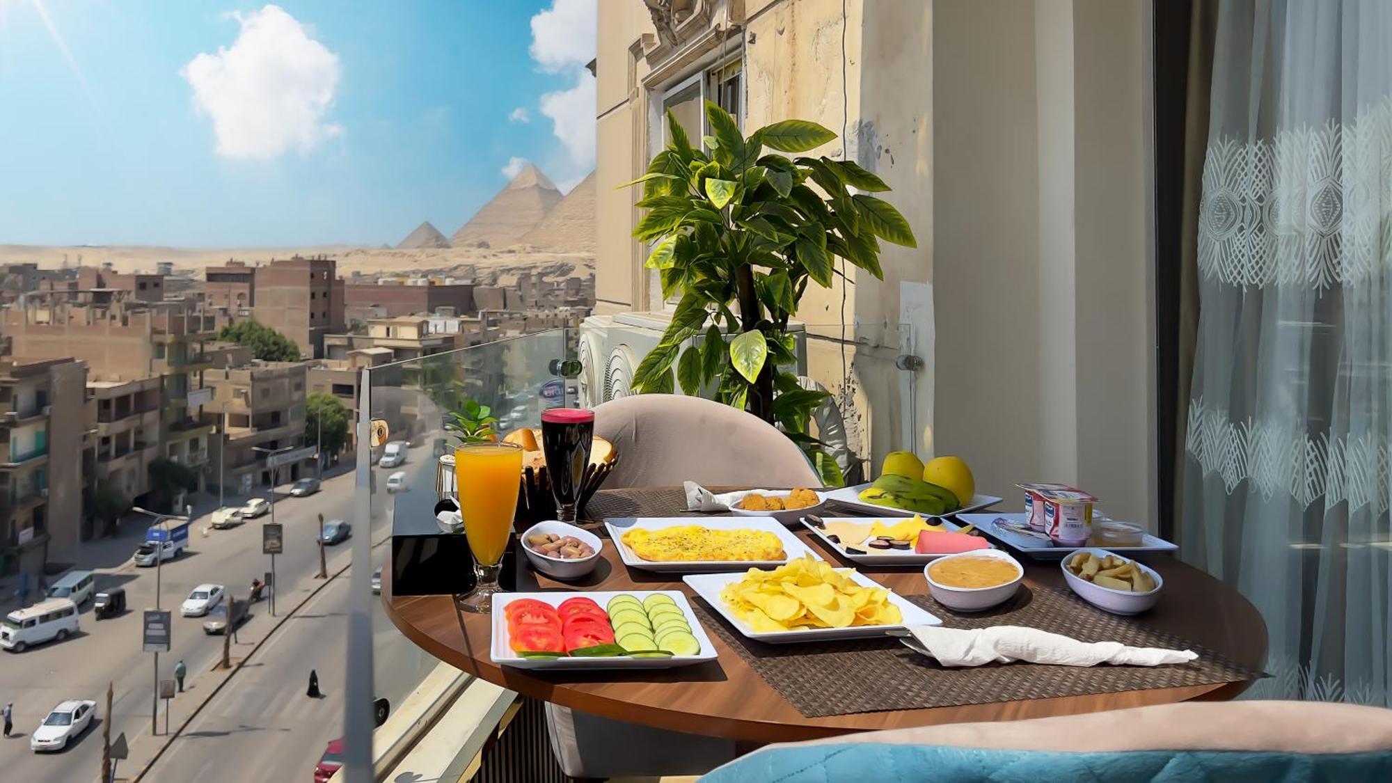 Bed and Breakfast Imperial Pyramids Heights View Nazlet el-Sîsi Exteriér fotografie
