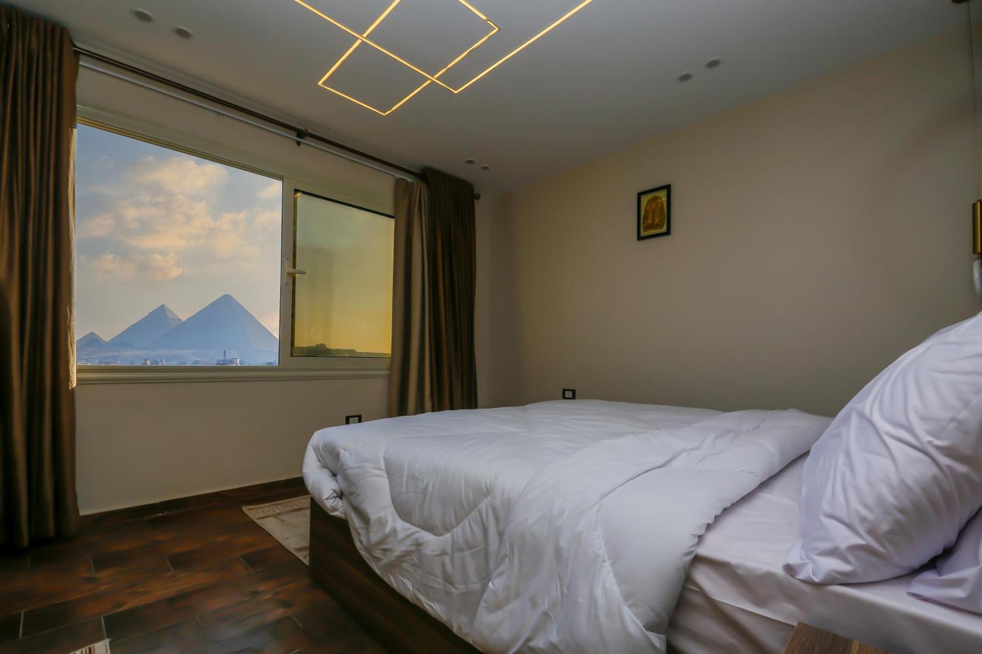 Bed and Breakfast Imperial Pyramids Heights View Nazlet el-Sîsi Exteriér fotografie