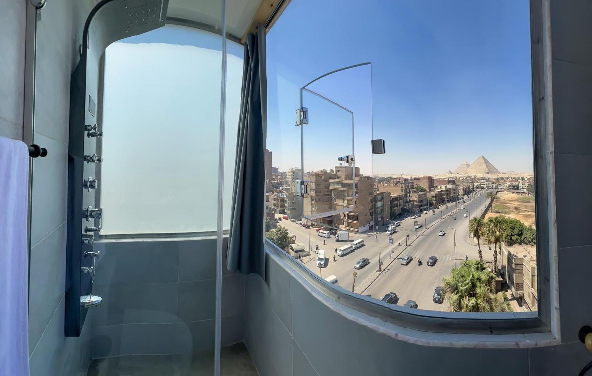 Bed and Breakfast Imperial Pyramids Heights View Nazlet el-Sîsi Exteriér fotografie